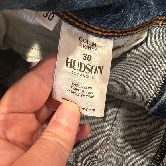 🌸Hudson Collin Skinny Flap Pocket Jeans Size 30🌸 - Picture 8 of 12